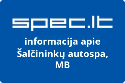 Šalčininkų autospa, MB | spec.lt