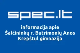 Šalčininkų r. Butrimonių Anos Krepštul gimnazija | spec.lt