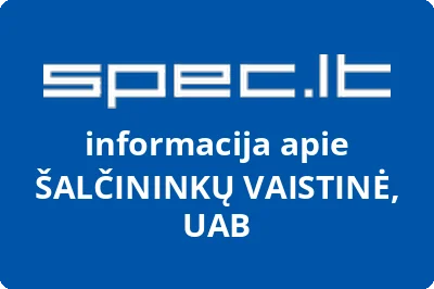 ŠALČININKŲ VAISTINĖ, UAB