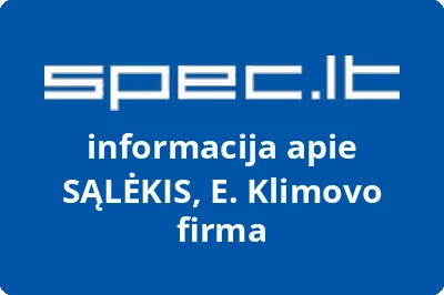 SĄLĖKIS, E. Klimovo firma