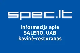 SALERO, UAB kavinė-restoranas | spec.lt
