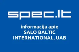 SALO BALTIC INTERNATIONAL, UAB | spec.lt