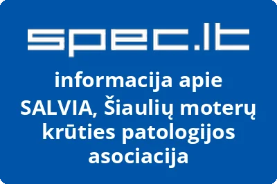 Šiaulių miesto moterų krūties patologijos asociacija Salvia