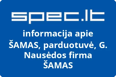 Šamas, UAB | spec.lt