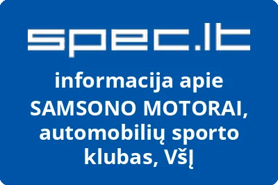 automobilių sporto klubas Samsono motorai, VŠĮ