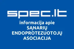 SĄNARIŲ ENDOPROTEZUOTOJŲ ASOCIACIJA | spec.lt