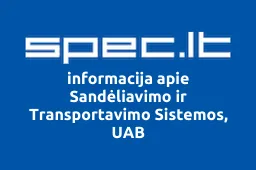 Sandėliavimo ir Transportavimo Sistemos, UAB | spec.lt