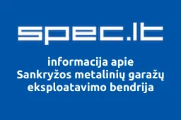 Sankryžos metalinių garažų eksploatavimo bendrija iliustracija