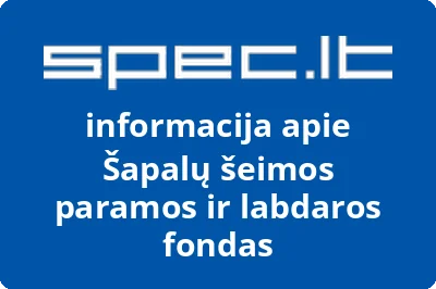 Šapalų šeimos paramos ir labdaros fondas