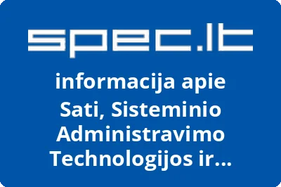 Sisteminio administravimo technologijos ir įranga, UAB