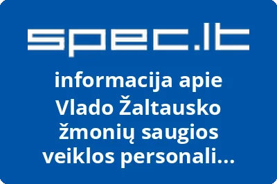 Vlado Žaltausko žmonių saugios veiklos personali įmonė SAUGA