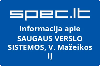SAUGAUS VERSLO SISTEMOS, V. Mažeikos, IĮ