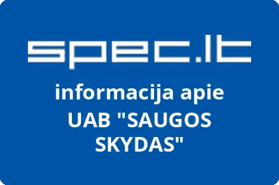 SAUGOS SKYDAS, UAB | spec.lt