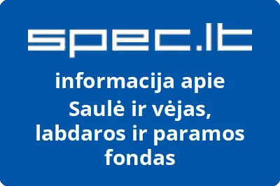 Labdaros ir paramos fondas Saulė ir vėjas