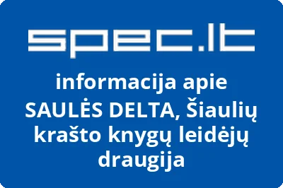 SAULĖS DELTA, Šiaulių krašto knygų leidėjų draugija