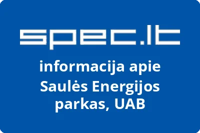 Saulės Energijos parkas, UAB