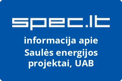 Saulės energijos projektai, UAB