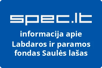 Labdaros ir paramos fondas Saulės lašas