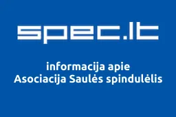 Asociacija Saulės spindulėlis | spec.lt