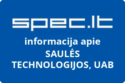 SAULĖS TECHNOLOGIJOS, UAB