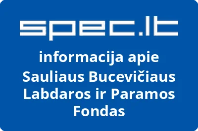 Sauliaus Bucevičiaus labdaros ir paramos fondas