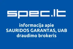 SAURIDOS GARANTAS, UAB draudimo brokeris | spec.lt