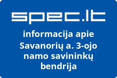 Savanorių a. 3-ojo namo savininkų bendrija
