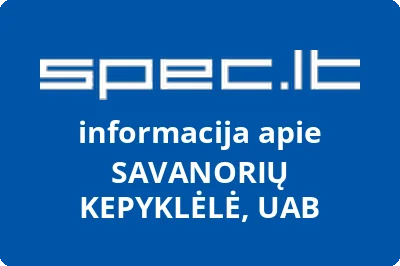 SAVANORIŲ KEPYKLĖLĖ, UAB