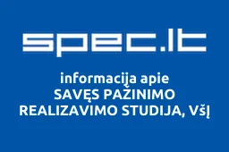 SAVĘS PAŽINIMO REALIZAVIMO STUDIJA, VšĮ | spec.lt