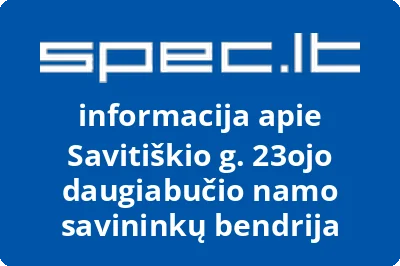 Savitiškio g. 23ojo daugiabučio namo savininkų bendrija