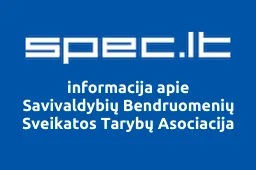 Savivaldybių Bendruomenių Sveikatos Tarybų Asociacija | spec.lt
