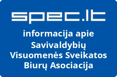 Savivaldybių visuomenės sveikatos biurų asociacija