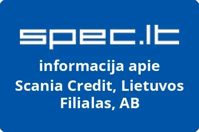 Scania Credit, Lietuvos Filialas, AB