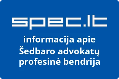 Šedbaro advokatų profesinė bendrija