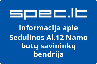 Sedulinos al.12 namo butų savininkų bendrija