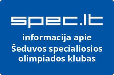 Šeduvos specialiosios olimpiados klubas