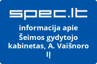 Šeimos gydytojo kabinetas, A. Vaišnoro, IĮ