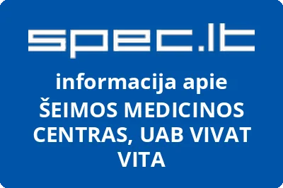 ŠEIMOS MEDICINOS CENTRAS VIVAT VITA, UAB