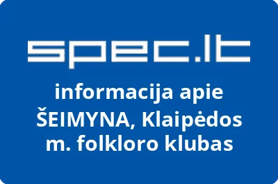 Klaipėdos miesto folkloro klubas Šeimyna