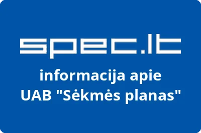Sėkmės planas, UAB | spec.lt