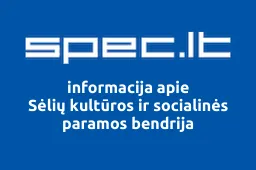 Sėlių kultūros ir socialinės paramos bendrija | spec.lt