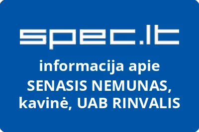 SENASIS NEMUNAS, kavinė, UAB RINVALIS