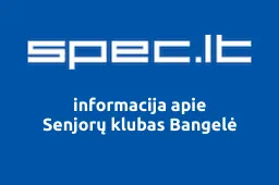 Senjorų klubas Bangelė iliustracija