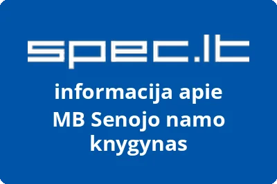 Senojo namo knygynas, MB | spec.lt