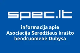 Asociacija Seredžiaus krašto bendruomenė Dubysa | spec.lt