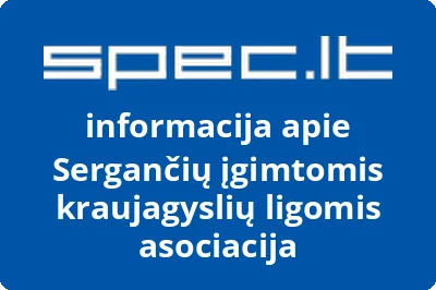 Sergančių įgimtomis kraujagyslių ligomis asociacija | spec.lt