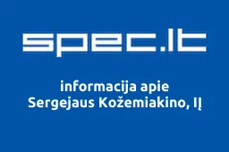 Sergejaus Kožemiakino, IĮ | spec.lt