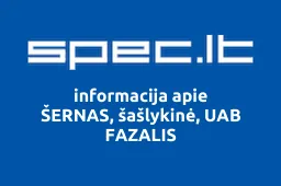 ŠERNAS, šašlykinė, UAB FAZALIS | spec.lt