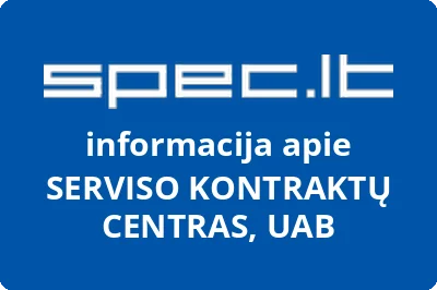 Serviso kontraktų centras, UAB