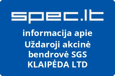SGS KLAIPĖDA LTD, UAB
